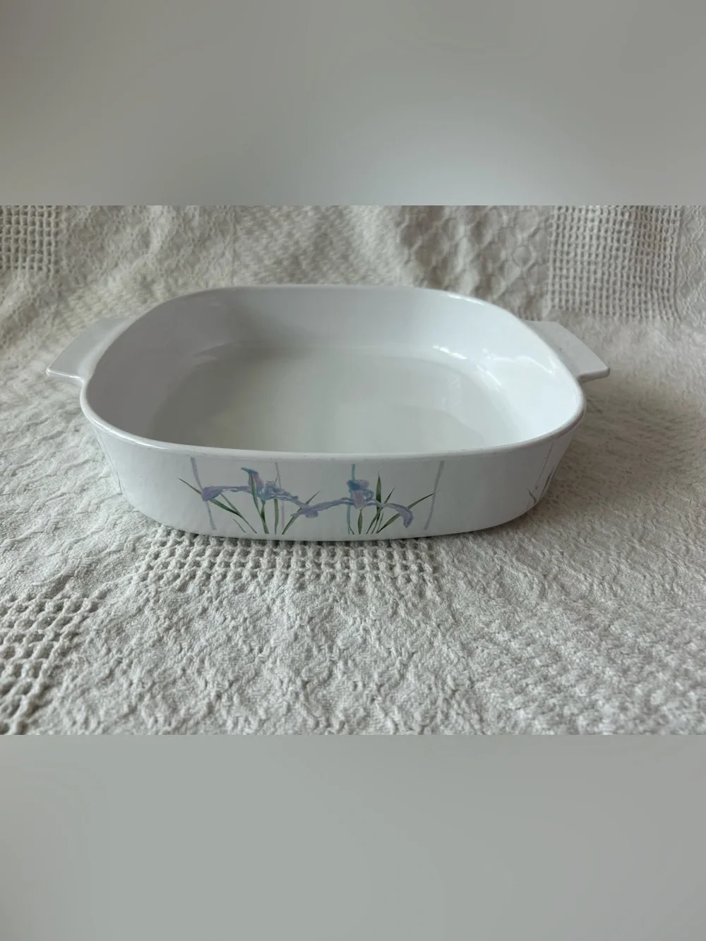 Corningware Shadow Iris Casserole